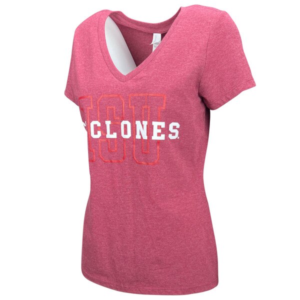 College House Women's ISU Cyclones Cardinal V-Neck T-Shirt